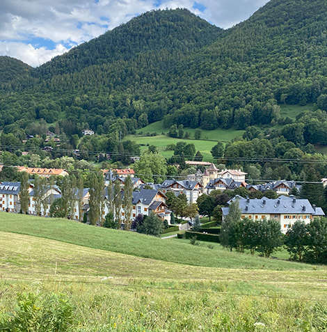 Casas en la montaña